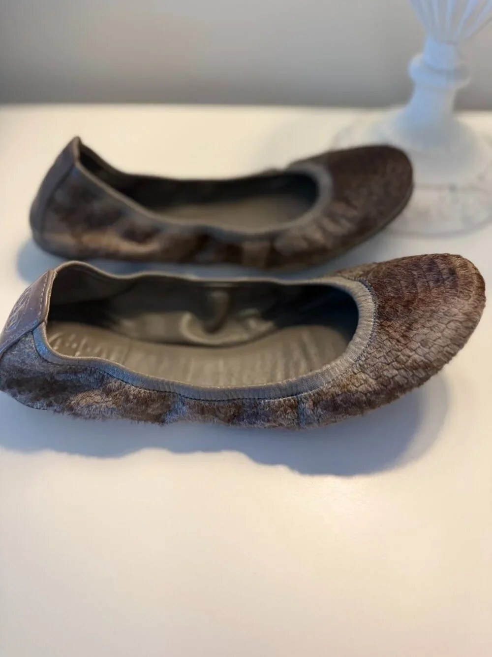 Tory Burch Calf Hair Ballet Flats Size 7 | Designer Flats